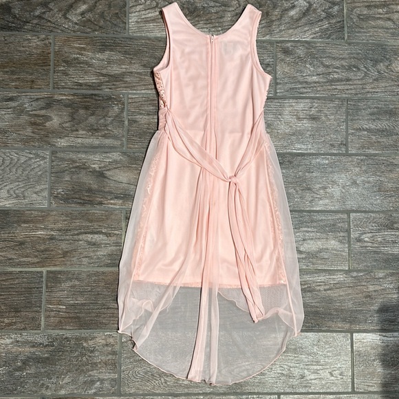 Girls Pink Dress, Size 14 - Picture 2 of 3